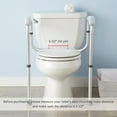 thumbnail image 3 of Yescom Rails de Sécurité pour Toilettes Cadre Réglable, Produits d'Assistance pour Personnes Âgées Handicapées, 3 of 10