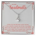 thumbnail image 1 of To My Soulmate Loving You Has Become a Must Alluring Ribbon Necklace Message Card, 1 of 7