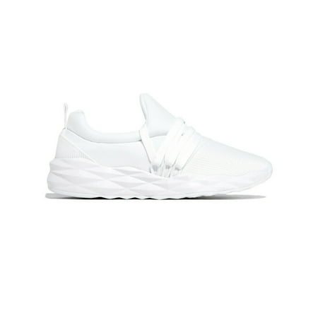 

Wazshop - Women Breathable Mesh Walking sneakers Trainer White Black Shoes
