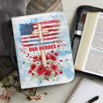 thumbnail image 6 of HELLHERO Always Remember Our Heroes Bible Bag, PU Leather Large Capacity Protective Case for Bible Study and Church Use, 6 of 12