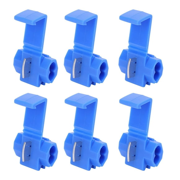 Lock Wire Connectors, Quick Connector, Anti-Aging Insulation Home Appliances For Electrical Wires Power Supplies Electrical Controls Blue