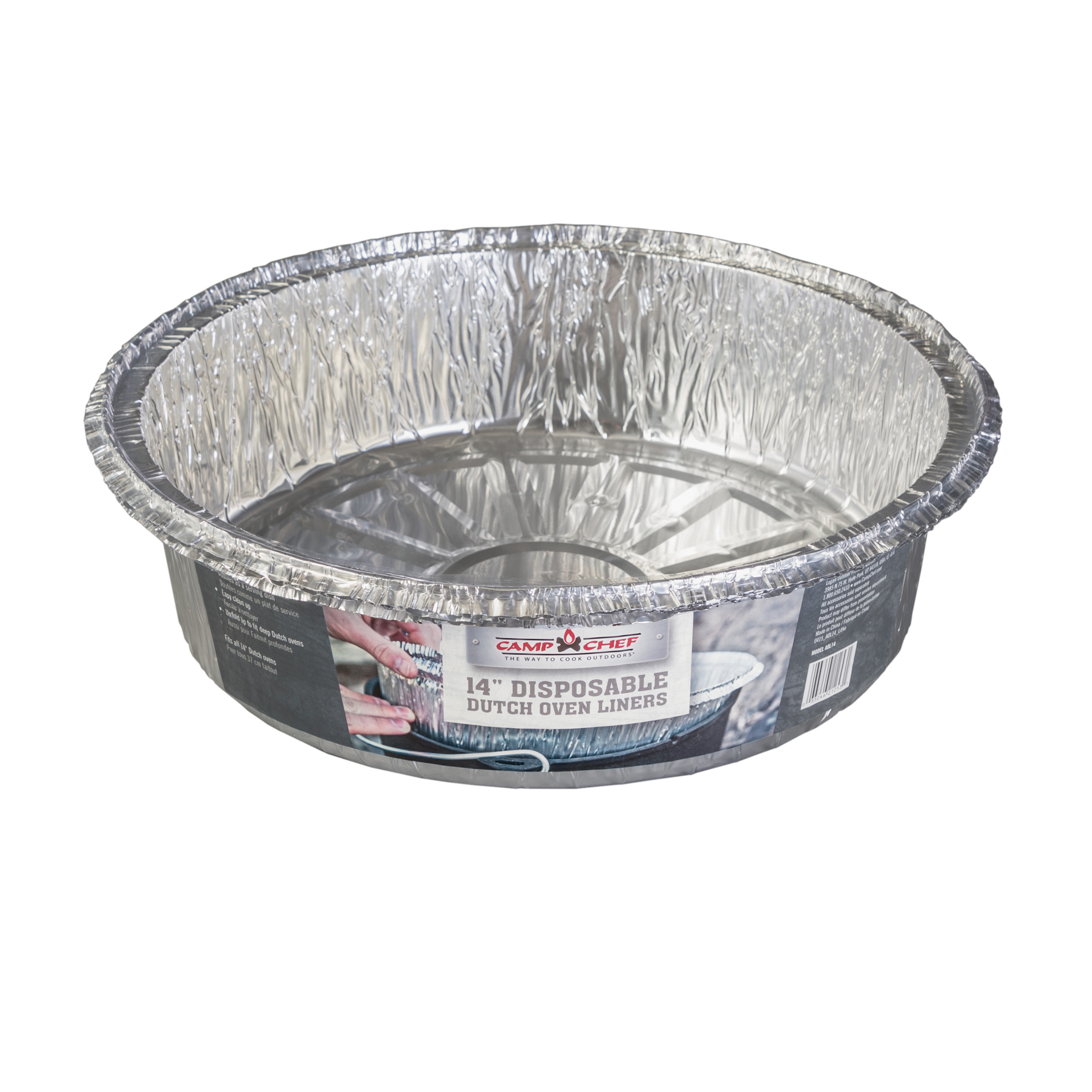 Lodge Rivestimento In Alluminio Per Dutch Oven Da 25,4 Cm, Set Da 12 Pezzi, Per Cucina In Campeggio