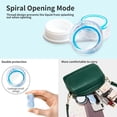thumbnail image 3 of Clear Contact Lens Case Pack, Portable Lens Cases Kit with Remover Tool Tweezers Solution Bottle, Lens Storage Container for Travel, 3 of 4