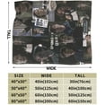 thumbnail image 3 of Spencer Reid Fleece Blanket for Couch - Throw Blanket Lightweight Spencer Reid Merch Super Soft Cozy Luxury Bed Blanket Microfiber and Throws for Sofa, 3 of 6
