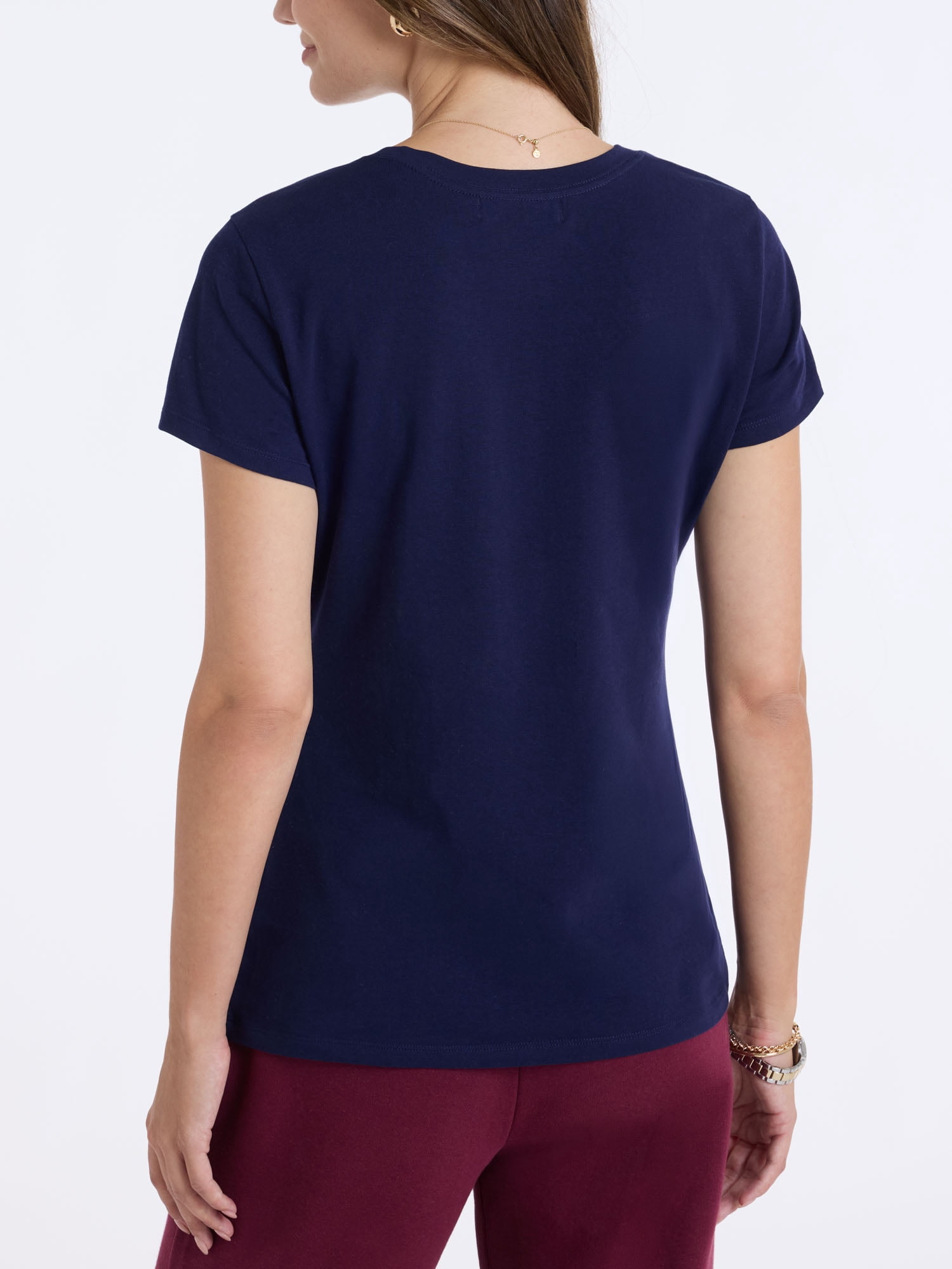 U.S. Polo Assn. Women's Luxury Feel Crew Neck Tee