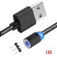 thumbnail image 4 of Injueey Cable Micro USB tipo C para para Android 1M de carga rápida Cable USB Cable de teléfono Teléfono y Comunicación Negro, 4 of 6