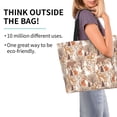 thumbnail image 2 of Fotbe Woodland Animals in Neutral Tones Bolsa Tote Estética de Lona con Estampado para Mujer - Bolsa Reutilizable de Hombro Casual para Vacaciones, Compras, Trabajo y Gimnasio, 2 of 8