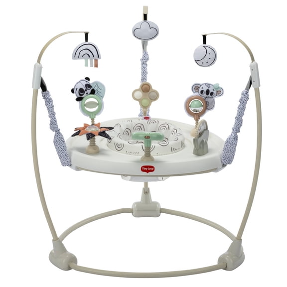 Tiny Love Black & White 4-in-1 Jump & Play Stationary Activity Center
