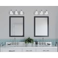 thumbnail image 2 of Progress Lighting Gather Collection 3-Light Bath Bracket, Polished Chrome, Etched Glass Shade, 2 of 3