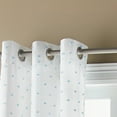 thumbnail image 4 of Nanshing Junie Sheer Grommet Top Curtain Panel, Set of 2, Green, 37 x 84", 4 of 5