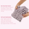 thumbnail image 4 of Unique Bargains Charcoal Fiber Hair Drying Towel Dry Cap Strong Absorbent for After Bath Drying Hair Purple, 4 of 7
