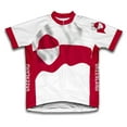 thumbnail image 1 of Greenland Flag Short Sleeve Cycling Jersey  for Women - Size S, 1 of 3