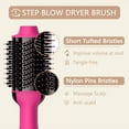 thumbnail image 5 of Upgraded 4 in 1 Hair Dryer and Styler Volumizer with Negative Ion Anti-frizz Ceramic Titanium Barrel Hot Air Hair Straightener Brush, 5 of 15
