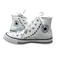 thumbnail image 4 of Converse Chuck Taylor High Sneakers Canvas White Skate Shoes A10290C, 4 of 5