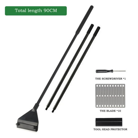 MABOTO Aquarium Algae Scraper Fish Tank Cleaner Keep Hands Dry Sharp Scraper to Remove Algae 90CM
