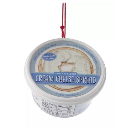 Kurt Adler Cream Cheese Christmas Ornament