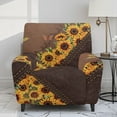 thumbnail image 2 of Kuiaobaty Sunflower Butterfly Print Recliner Couch Cover with Side Pocket Reclining Sofa Slipcover Breathable Reclining Slipcover Washable Recliner Chair Cover for Living Room Nonslip, 2 of 8