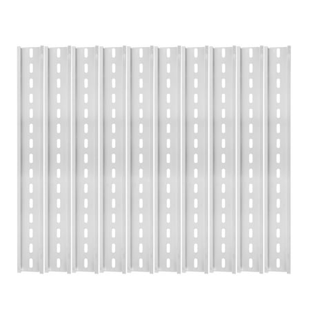 FRCOLOR 10pcs Slotted Din Rails Replacements Din Rail Aluminum Aluminum Mount Din Rail Rail For Hardware Components Mounting Mounting Guide For Fixing Electrical