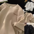 thumbnail image 3 of Mens Oversize Short Sleeve Loose T Shirt Fashion Half Sleeves Youth Waffle Tops, 3 of 5