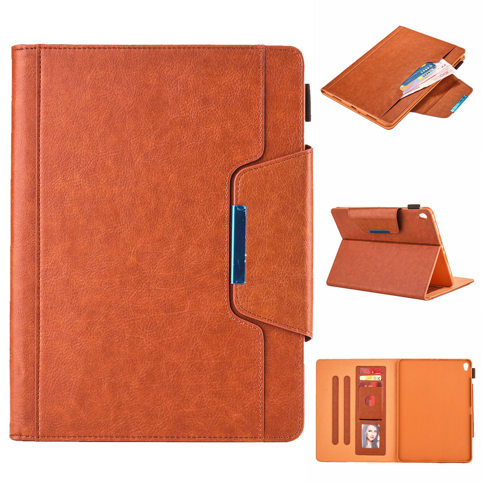 iPad 7th Gen Wallet Case 10.2 inch 2019, Dteck Premium PU Leather Slim