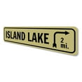 thumbnail image 4 of Lake Arrow Novelty Sign, Metal Wall Decor - 4x18 inches, 4 of 4