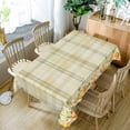 thumbnail image 4 of Tchckioa Fall Thanksgiving Plaid Tablecloth,Waterproof Washable Table Cover for Kitchen Dining Decor(Rectangle,60x102 Inch), 4 of 6