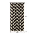 thumbnail image 5 of Black Beige Chevron Pattern Shower Curtain 36"x72" ,Bathroom Decorative Shower Curtains Set with 12 Hooks,Modern Waterproof Washable Shower Curtain, 5 of 6