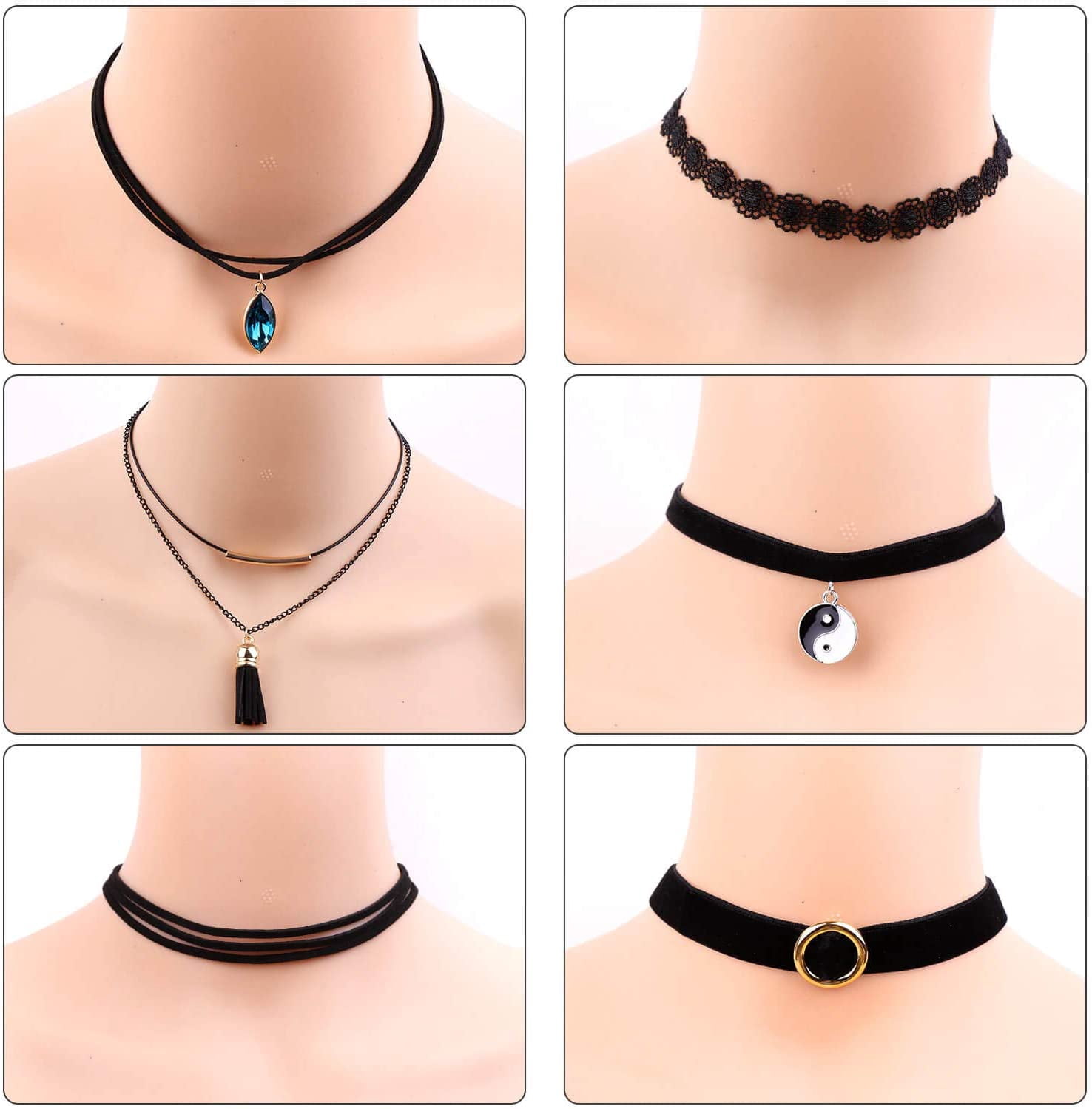 Lace Tattoo Velvet Chokers 