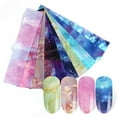 thumbnail image 2 of EGNMCR 1 Second Nail Art Sticker 10pcs/set Galaxy Nail Sky Paper 20*4cm Nail Sticker Nail Sticker, 2 of 2