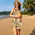 thumbnail image 3 of Disketp Vehicles para Vestido sin Mangas para Mujeres, Vestidos de Verano para Mujeres, Casual y Holgado para la Playa, 3 of 7