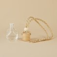 thumbnail image 1 of Hanging Car Air Freshener Diffuser, Empty Refillable Clear Glass Essential Diffuser Oil Fragrance Perfume Pendant Vials With Caps & Hanging String 0.27oz, 1 of 5