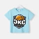 thumbnail image 3 of Camiseta de verano 100 % algodón para adolescentes, camiseta para niños con estampado sencillo de oso de dibujos animados, cuello redondo, cómoda camiseta de manga corta para niños y niñas, 3 of 5