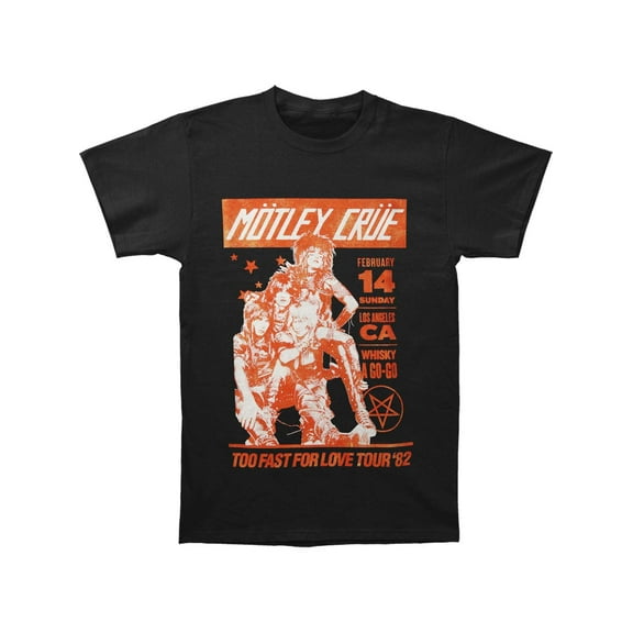 Motley Crue Men's Whisky A Go Go T-Shirt Small | Officially Licensed