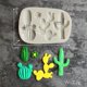 thumbnail image 2 of Molde De Silicona Para Fondant De Cactus De 5 Cavidades, Molde Para Dulces Y Chocolate, Herramientas De Decoración De Pasteles, Molde De Arcilla Polimérica, 2 of 5