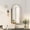 Gold-16" x 32"-Left Opening, variant on Hironpal Medicine Cabinet Mirror,16" x 32" Arched Bathroom Mirror Cabinet, Recessed/Wall Mounted,Metal Edge,Brushed Gold