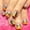Style 7, variant on 24 count Fall Press Nails Short Square Nails with Orange Pumpkin Autumn Design Thanksgiving Day False Nails Glossy Glue Nails Glitter Full Cover Artificial for Women Manicure