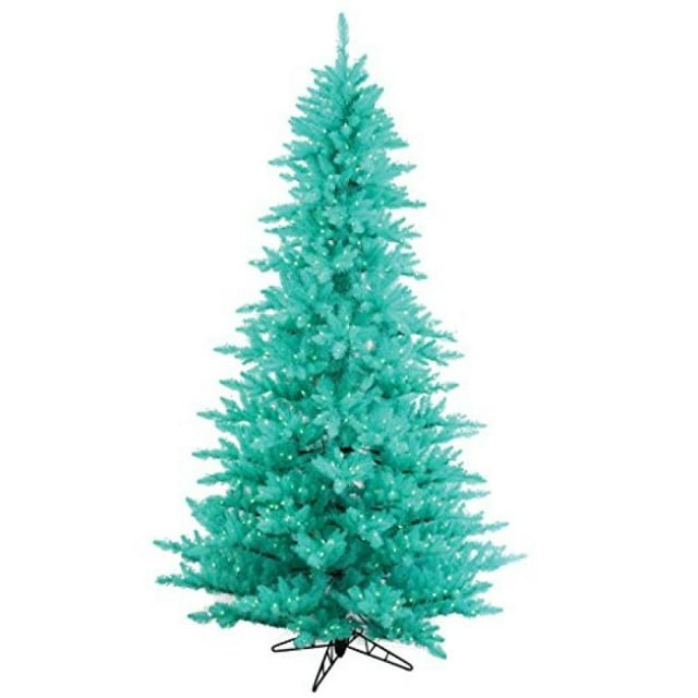 Vickerman 6.5' Aqua Fir Artificial Christmas Tree with 600 Aqua Lights