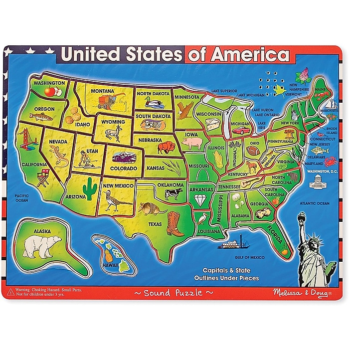 50 States Jigsaw Puzzle Online Jigsaw Puzzles Professor Poplar S Fifty Nifty United States Usa Map Wooden Jigsaw Puzzle For Sale Online