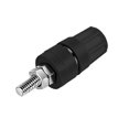 thumbnail image 1 of Conector tipo Banana de 4mm, tamaño mediano, 6,5 + 5,8 + 6,6mm, tamaño del orificio, Terminal de 20A, conector tipo Banana, poste de a Negro Sunnimix Zócalo de plátano, 1 of 6