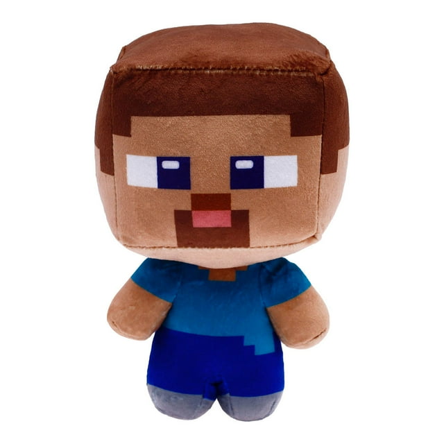 Peluche Steve Ruz Azul Minecraft 17 cm