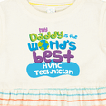 thumbnail image 4 of Inktastic Hvac Technician Daddy Girls Baby Dress, 4 of 5
