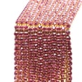thumbnail image 1 of MasteelfCA 10m Crystal Rhinestone Close Chain Trim Sewing for Jewelry Crafts DIY 2mm (Rosy), 1 of 3