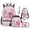 Axolotl Donut Pink, variant on Binienty Blue Fish Camouflage Kids Backpack Lunch Box Set For Girls Lightweight School Book Bag With Insulated Lunch Bag Pencil Case Water Bottle Sleeve Keychain 5 Piece Children Day Pack