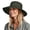 Army Green, variant on Sun Hats for Women Ponytail UPF 50+ Beach Summer Hat Wide Brim Packable Cowboy Hat