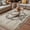 White Gray Tan, variant on Western Stars Farmhouse Outdoor Rug for Patio/Deck/Porch, Non-Slip Large Area Rug 3 x 5 Ft, Vintage Wheat Rings Wooden Stripes Indoor Outdoor Rugs Washable Area Rugs, Camping Rug Carpet Runner