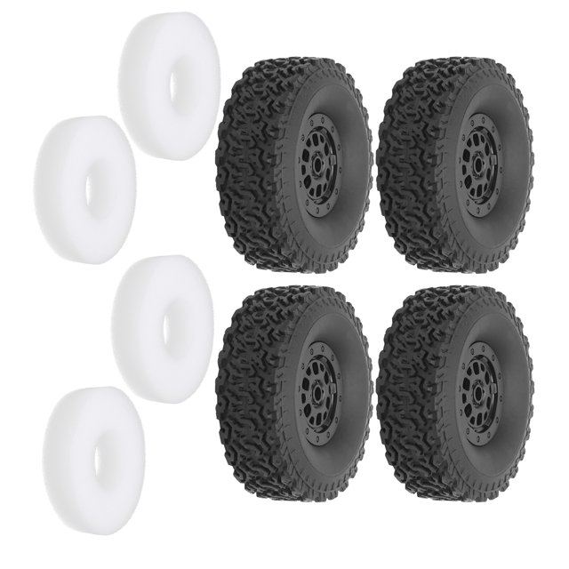 Moyeu de Roue RC, Pneu RC Résistant à l'Usure Directement Montage pour Voiture RC Modifier