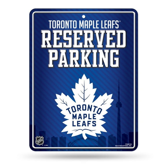 Panneau de stationnement des Maple Leafs de Toronto de la LNH