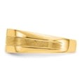 thumbnail image 3 of Solid 14k Yellow Gold Men's Diamond Ring Brushed Matte Finish Band Size 11.5 (.24 cttw.), 3 of 6