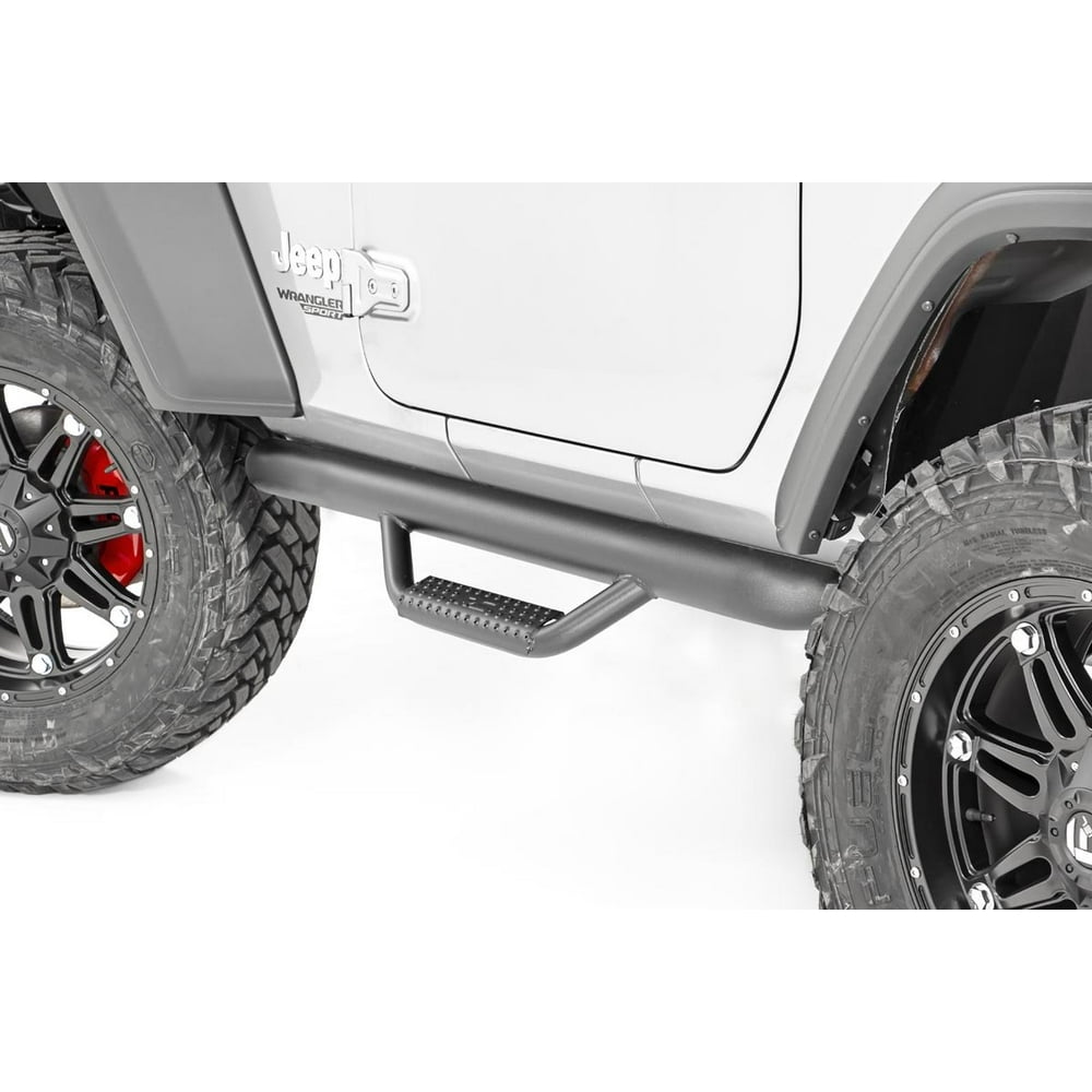 Rough Country Nerf Bar Hoop Steps (fits) 20182020 Jeep Wrangler JL 2DR