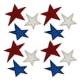thumbnail image 5 of Gwen Studios Red, White and Blue Stars Embroidered Iron-on Patch Appliques, 2.5", 12PC, 5 of 7